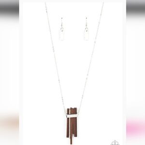 Brown Necklace Long Silver Chain Fashion Jewelry Cayman Castaway